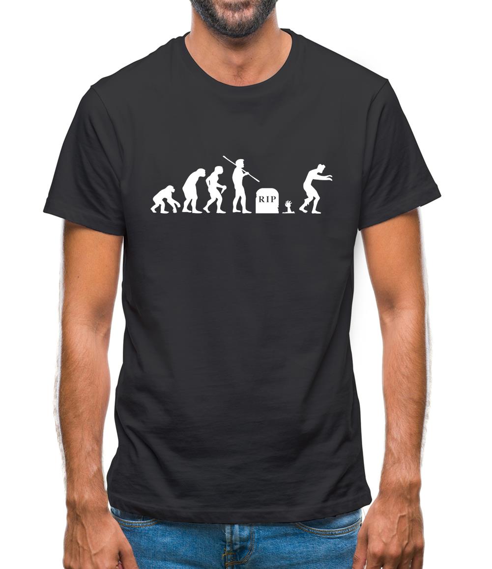 Zombie Evolution Mens T-Shirt Zombie Evolution Mens T-Shirt