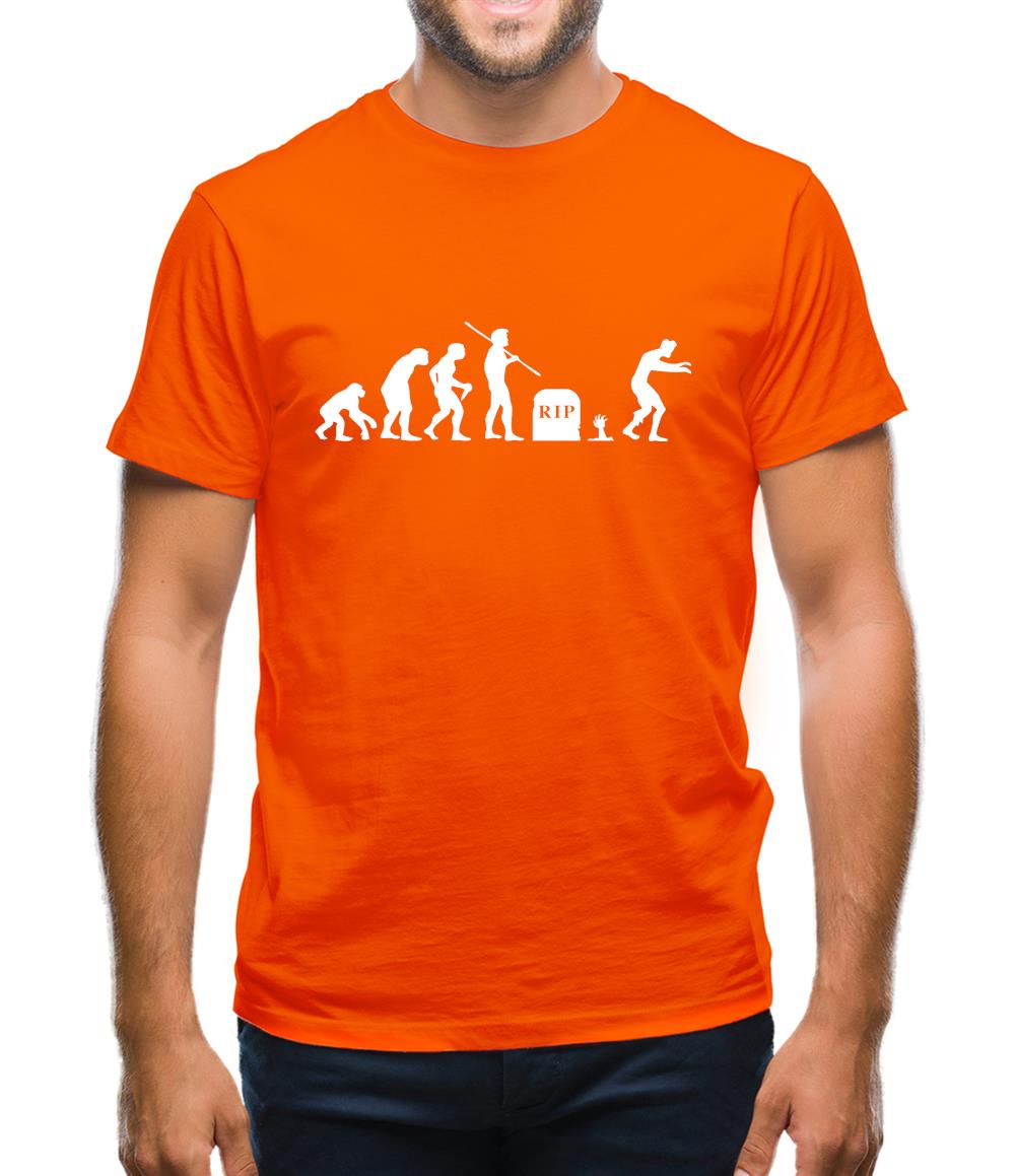 Zombie Evolution Mens T-Shirt Zombie Evolution Mens T-Shirt