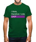 I Think, Therefore I Vote Ukip Mens T-Shirt I Think, Therefore I Vote Ukip Mens T-Shirt