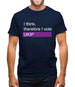 I Think, Therefore I Vote Ukip Mens T-Shirt I Think, Therefore I Vote Ukip Mens T-Shirt