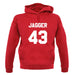 Jagger 43 unisex hoodie Jagger 43 unisex hoodie
