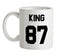 King 87 Ceramic Mug King 87 Ceramic Mug