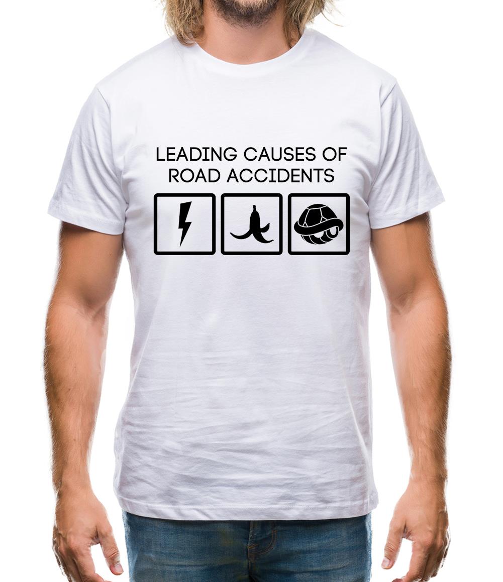 Leading Cause Of Road Accidents Mens T-Shirt Leading Cause Of Road Accidents Mens T-Shirt