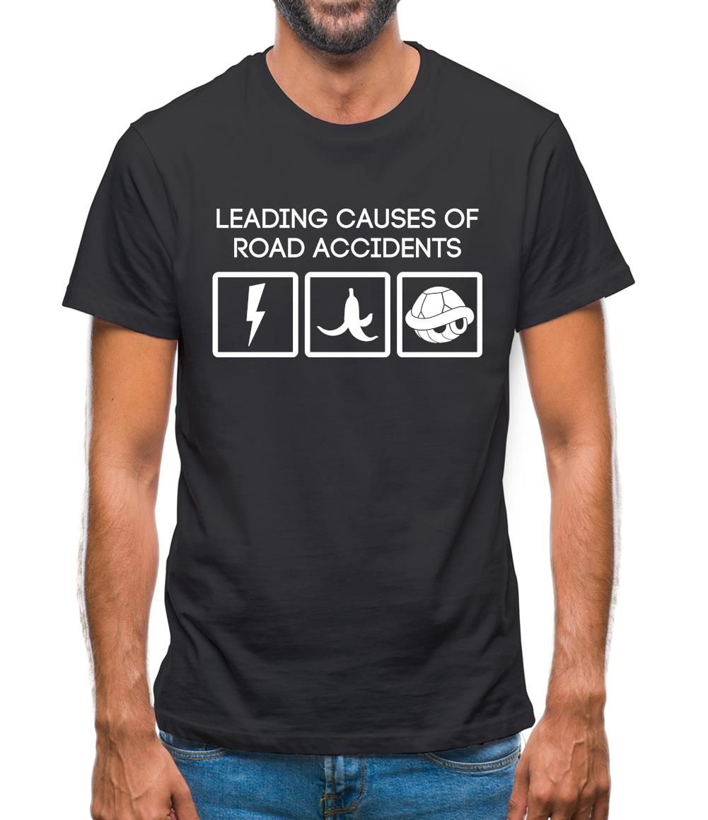 Leading Cause Of Road Accidents Mens T-Shirt Leading Cause Of Road Accidents Mens T-Shirt