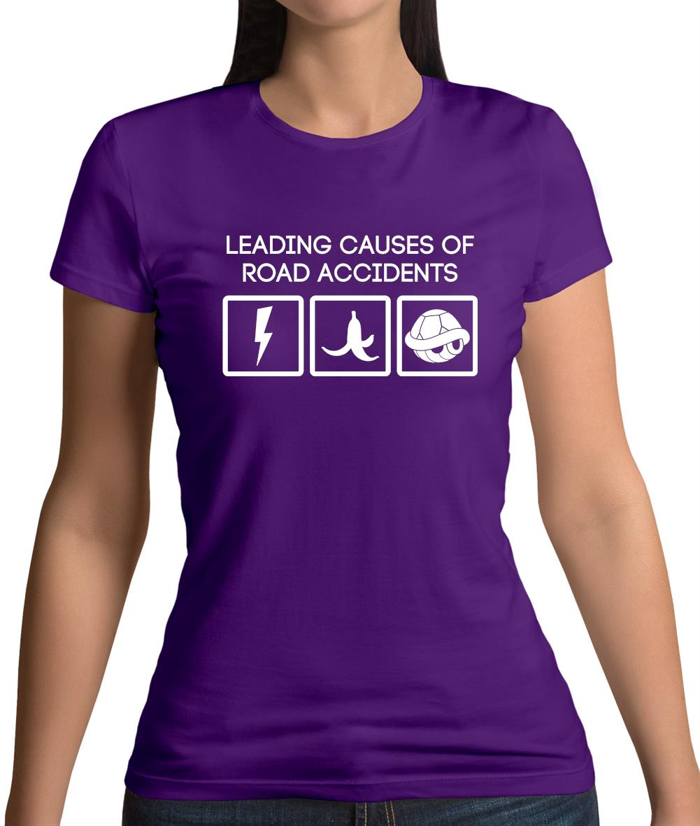 Leading Cause Of Road Accidents Womens T-Shirt Leading Cause Of Road Accidents Womens T-Shirt