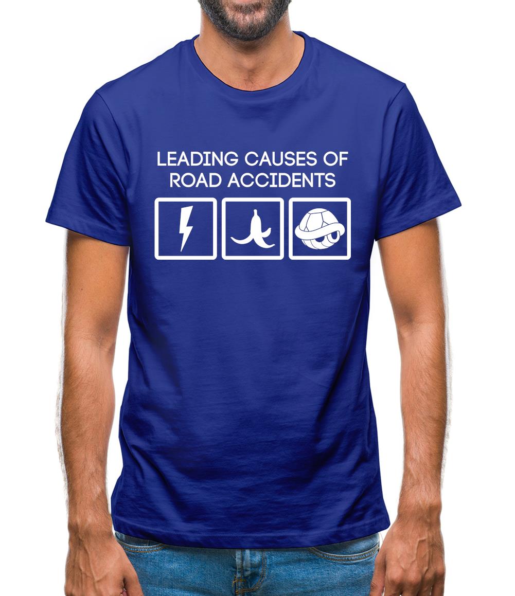 Leading Cause Of Road Accidents Mens T-Shirt Leading Cause Of Road Accidents Mens T-Shirt