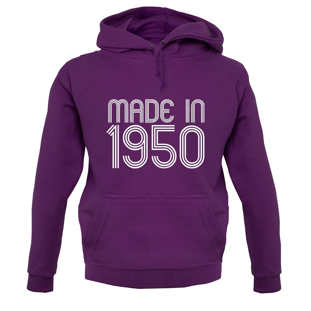 Made In 1950 unisex hoodie Made In 1950 unisex hoodie