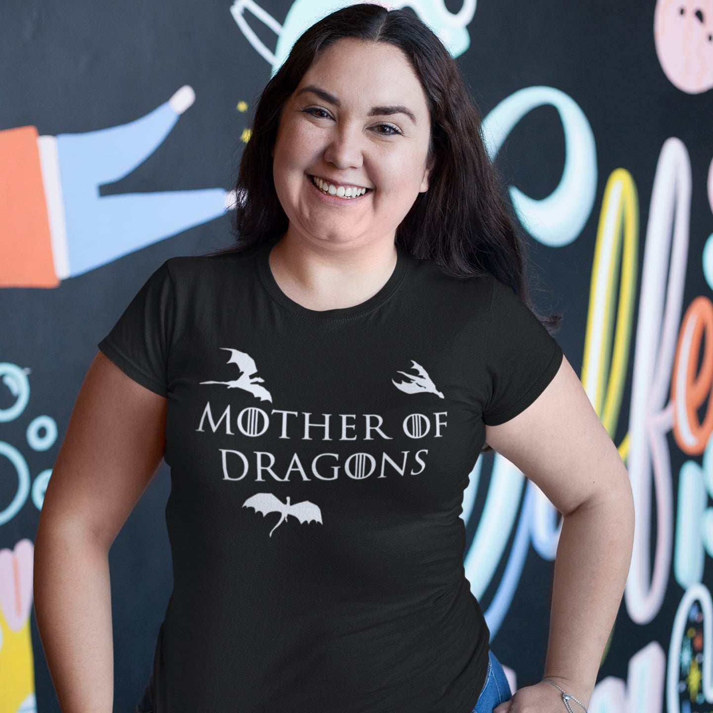 Mother Of Dragons Womens T-Shirt Mother Of Dragons Womens T-Shirt