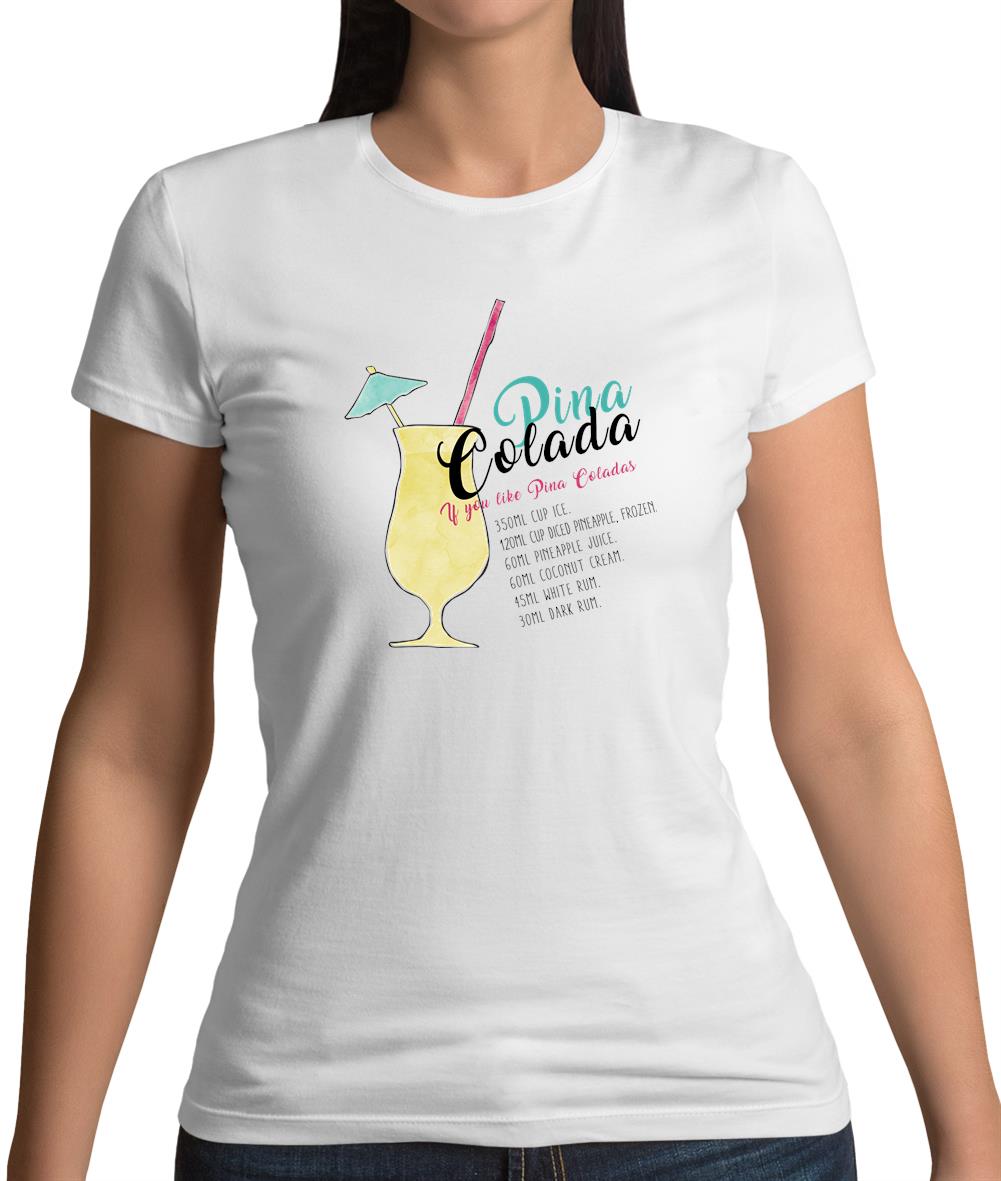 Pina Colada Womens T-Shirt Pina Colada Womens T-Shirt