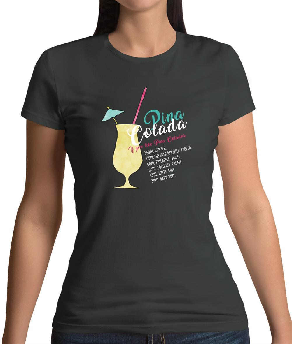 Pina Colada Womens T-Shirt Pina Colada Womens T-Shirt