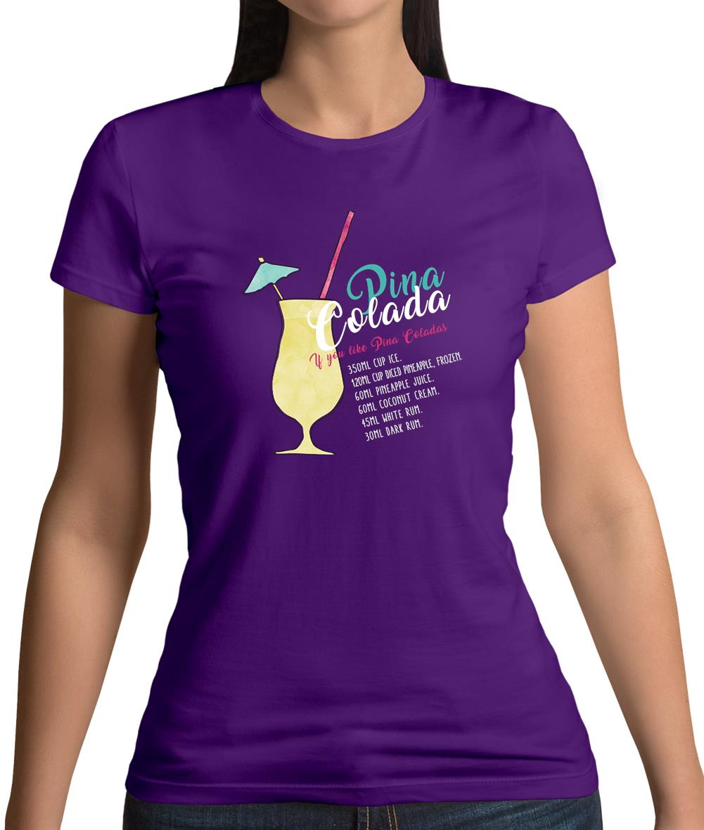 Pina Colada Womens T-Shirt Pina Colada Womens T-Shirt