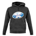 Scottish Flag Rugby Ball Unisex Hoodie