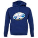 Scottish Flag Rugby Ball Unisex Hoodie