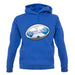 Scottish Flag Rugby Ball Unisex Hoodie