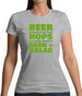 Beer = Salad Womens T-Shirt