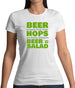 Beer = Salad Womens T-Shirt