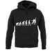 Evolution Of Man Aussie Rules Football Unisex Hoodie