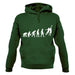 Evolution Of Man Aussie Rules Football Unisex Hoodie