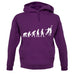 Evolution Of Man Aussie Rules Football Unisex Hoodie