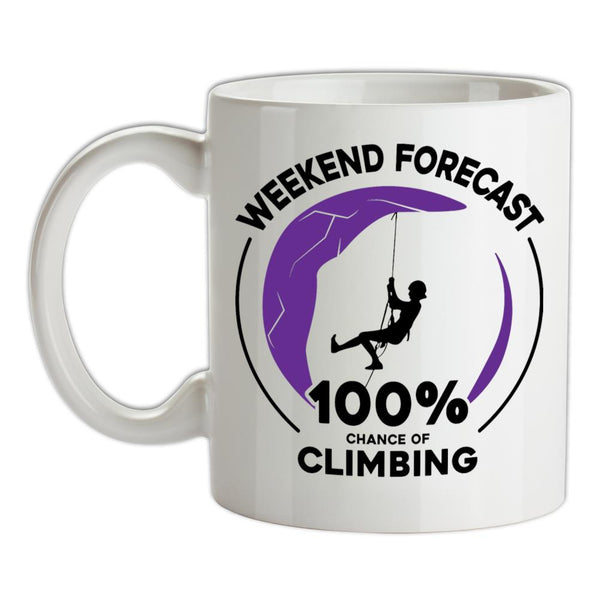 Weekend Forecast Climbing Ceramic Mug