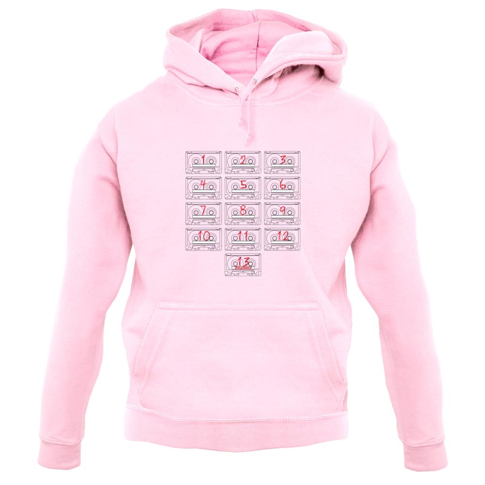 13 Tapes unisex hoodie