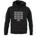 13 Tapes unisex hoodie