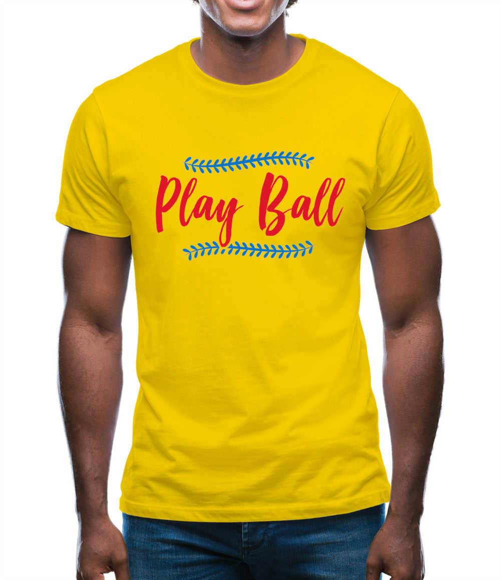 Play Ball Mens T-Shirt