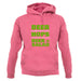 Beer = Salad Unisex Hoodie