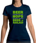 Beer = Salad Womens T-Shirt