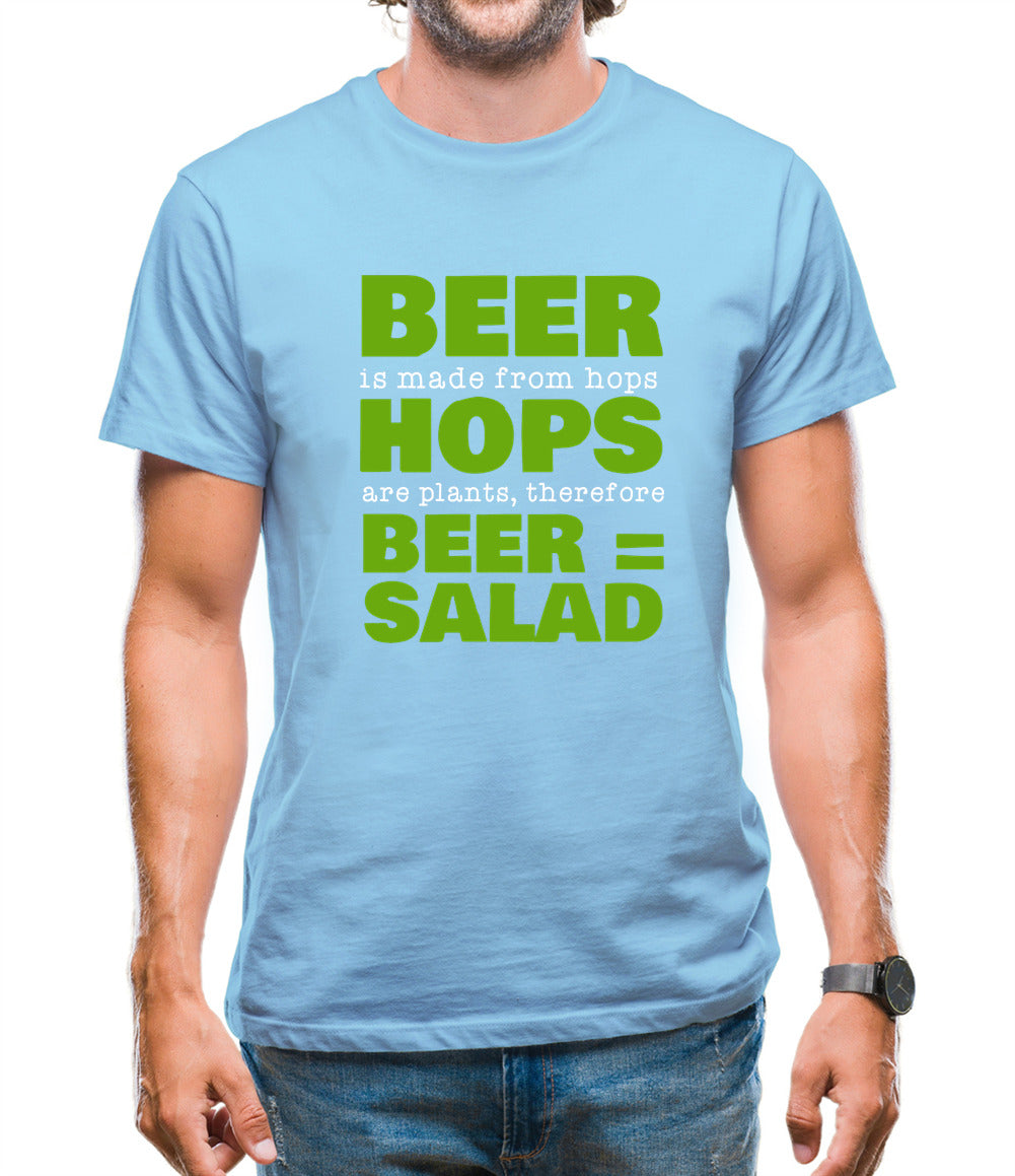 Beer = Salad Mens T-Shirt