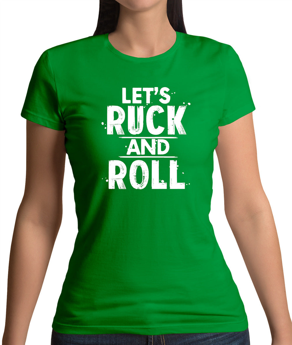 Let's Ruck And Roll Womens T-Shirt