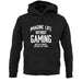 Imagine Life Without Gaming Unisex Hoodie