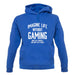 Imagine Life Without Gaming Unisex Hoodie