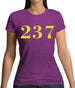 237 (Colour) Womens T-Shirt