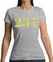 237 (Colour) Womens T-Shirt