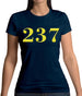 237 (Colour) Womens T-Shirt