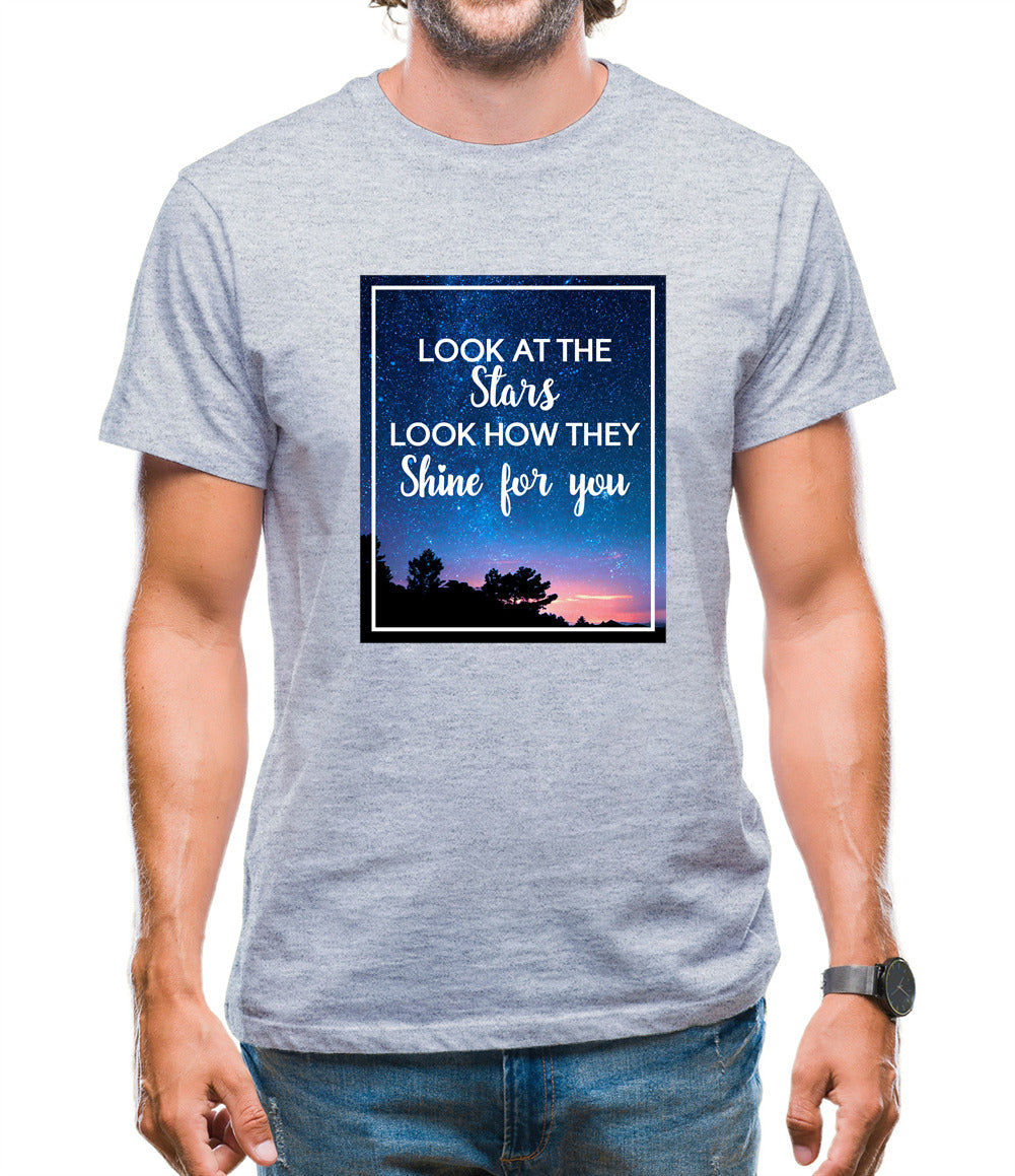 Look At The Stars Mens T-Shirt