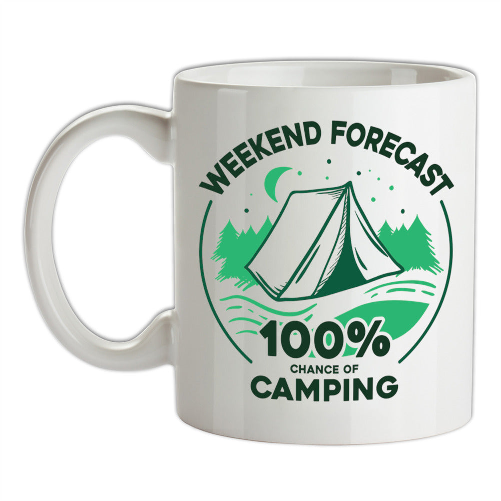 Weekend Forecast - Camping Ceramic Mug