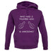Who Has 2 Thumbs And Is Awesome unisex hoodie