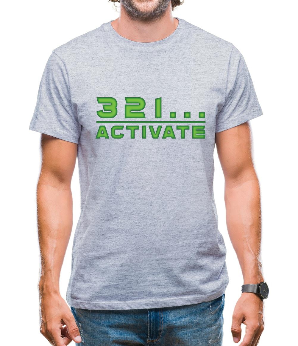 321…Activate Mens T-Shirt