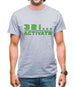 321…Activate Mens T-Shirt