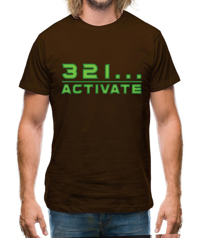 321…Activate Mens T-Shirt
