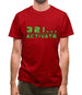 321…Activate Mens T-Shirt