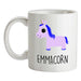 Personalised Unicorn Name Ceramic Mug