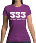 Half Evil 333 Womens T-Shirt