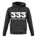 Half Evil 333 unisex hoodie