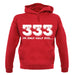 Half Evil 333 unisex hoodie