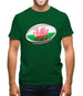 Welsh Flag Rugby Ball Mens T-Shirt