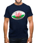 Welsh Flag Rugby Ball Mens T-Shirt