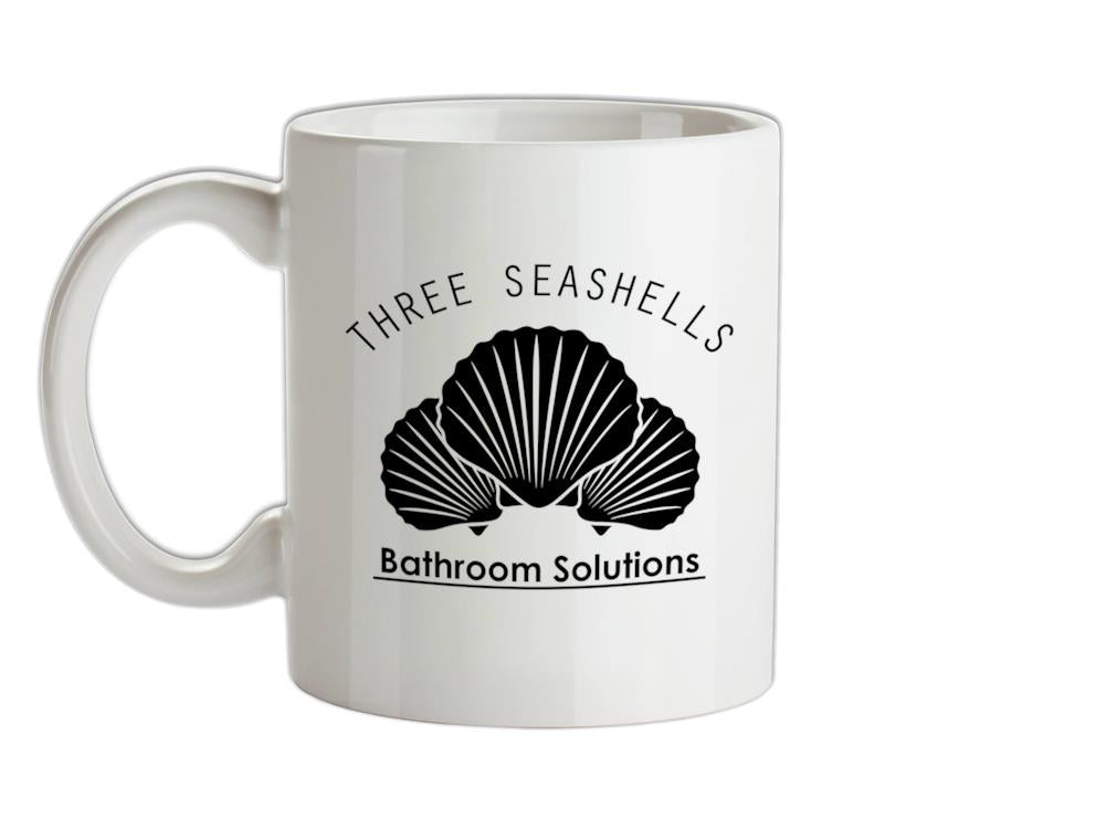 Three Seashells Bathroom Solutions Ceramic Mug